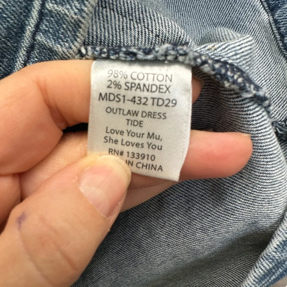 Show Me Your MuMu Outlaw Denim Dress - Picture 5 of 7